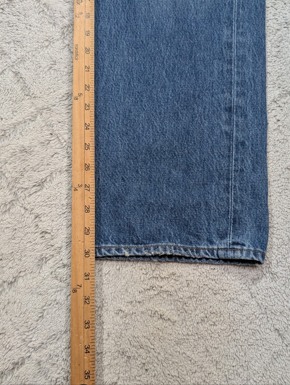 Citizens of Humanity Jeans Womens 30 Blue Baretta Relaxed Straight Cotton Denim - Picture 8 of 12